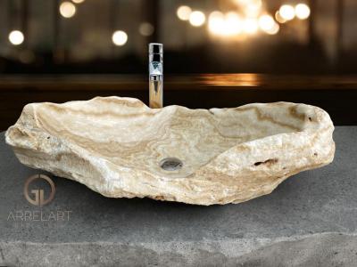 LARGE NATURAL STONE WASHBASIN