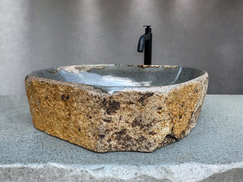 ACQUISTARE LAVABO DA APPOGGIO IN PIETRA NATURALE NUSA DUA