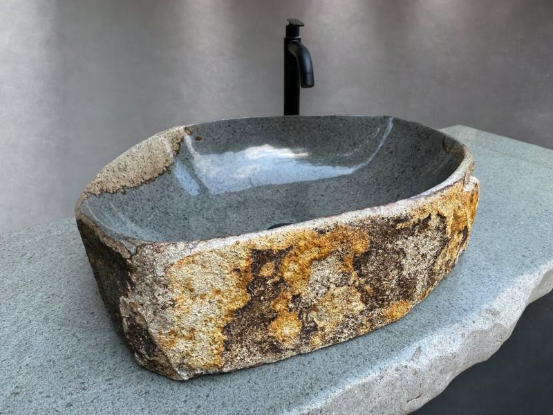 LAVABO DE LUJO EN PIEDRA NUSA DUA