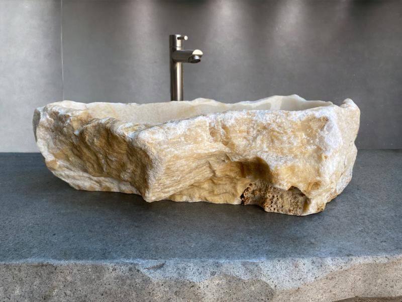 LAVABO DA APPOGGIO IN PIETRA PRAGA