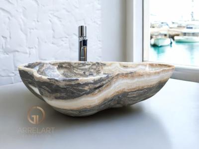 LAVABO DE PIEDRA DE ONIX AMADEUS