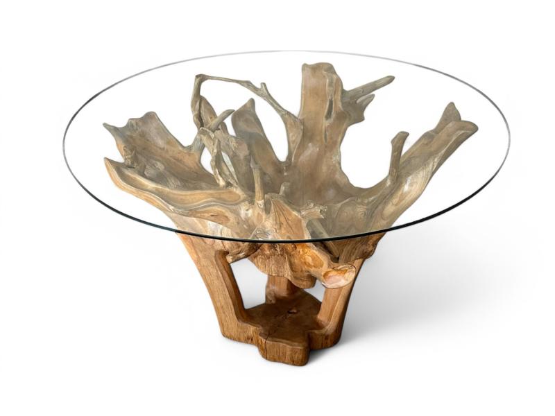 BUY TEAK ROOT DINING TABLE HAVANA