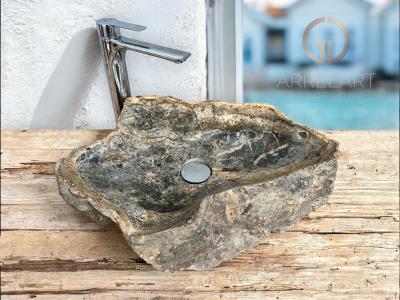 PETRIFIED WOOD SINK BALI