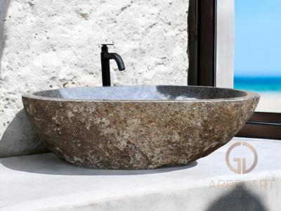 RIVER NATURAL STONE WASHBASIN PIETRO