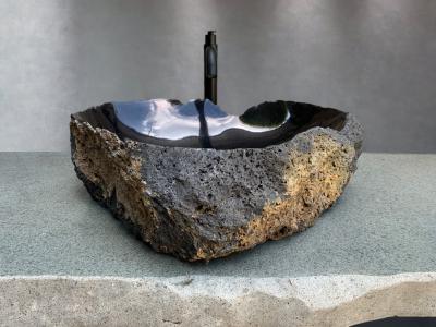 BLACK STONE SINK BASALTO