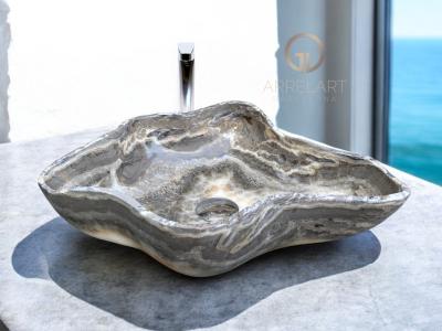 LAVABO DE PIEDRA DE ONIX AMADEUS