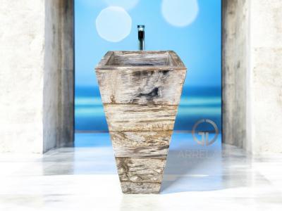 STONE FREESTANDING SINK GREY