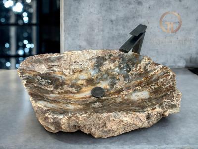 MULTICOLOURED STONE WASHBASIN MISURI