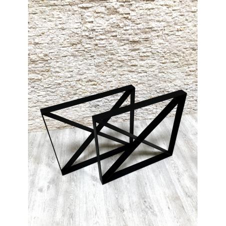 BLACK METAL TABLE LEGS