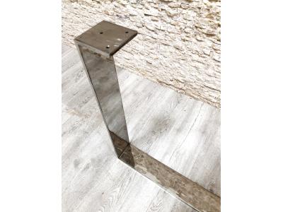 TABLE LEGS IN CHROMED STEEL 2