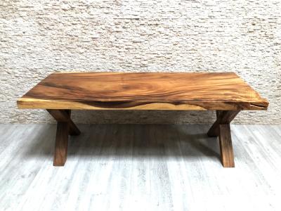 PIEDS DE TABLE EN BOIS TROPICAL