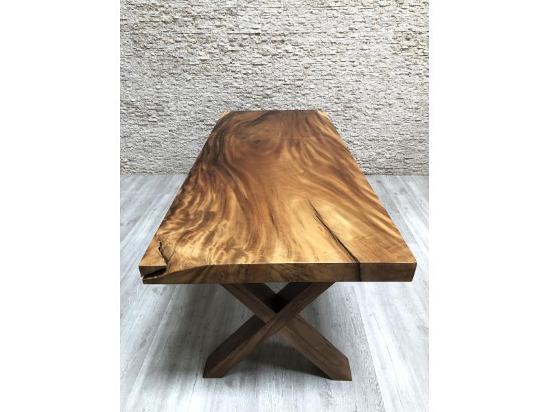 PIEDS DE TABLE EN BOIS TROPICAL