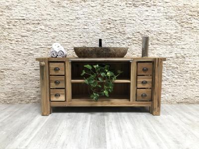 MUEBLE DE BAÑO DE TECA SALERNO