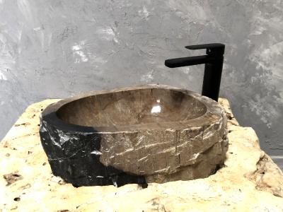 LAVABO DE MADERA FOSILIZADA MOANDA