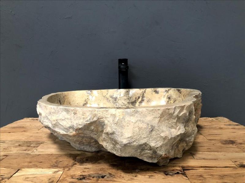 STONE WASHBASIN IN MARBLE APOLO