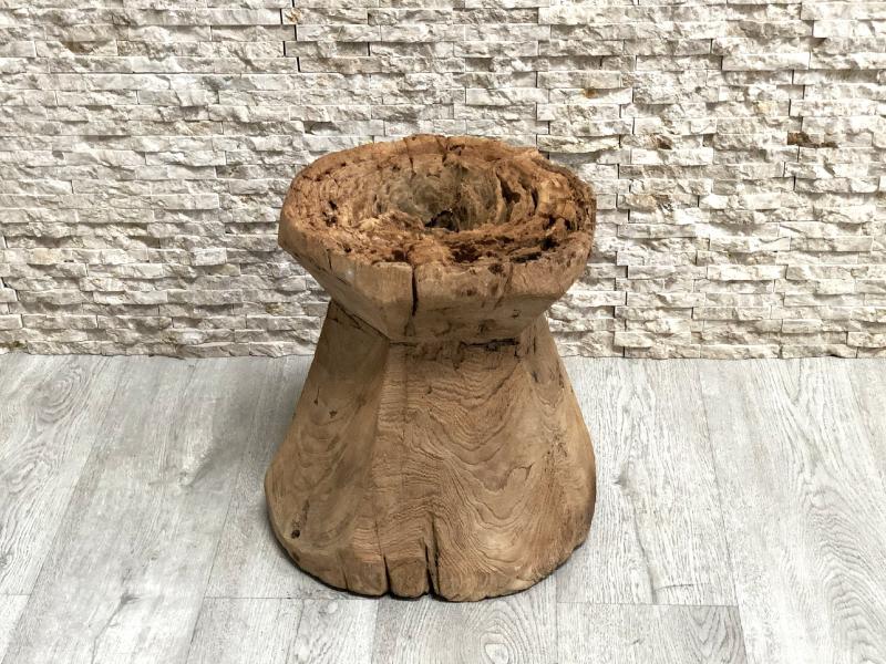 TEAK DECORATIVE STOOL PORTO