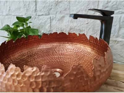 DETALLE LAVABO COBRE SUNSET