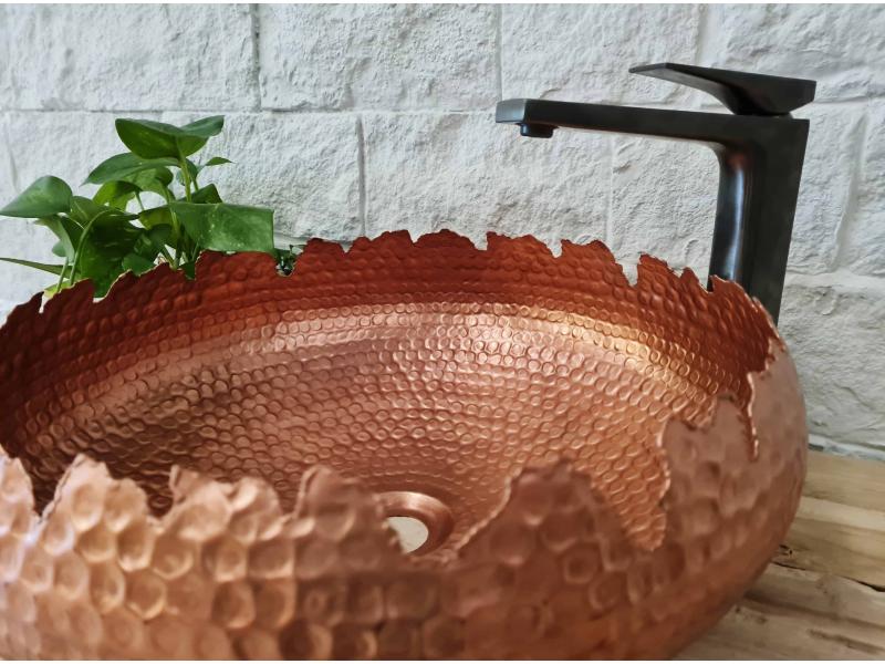 DETALLE LAVABO COBRE SUNSET