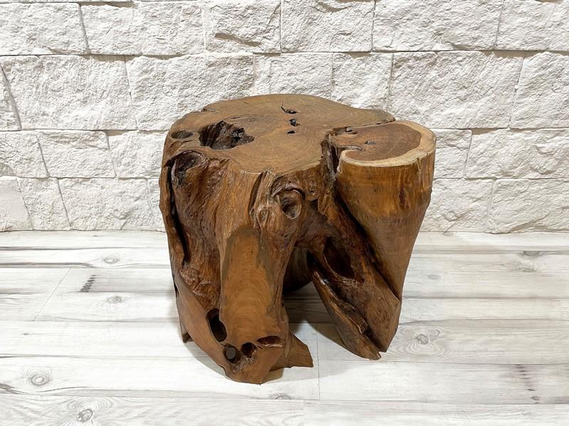 AMAZING TEAK SIDE TABLE KAREN