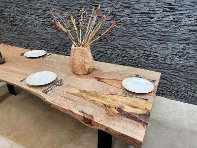 EXCLUSIVE TROPICAL WOOD DINING TABLE AFRA