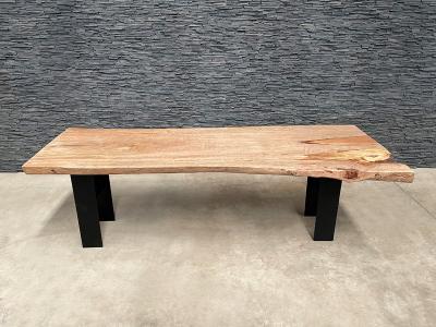 MESA DE COMEDOR DE MADERA MACIZA AFRA