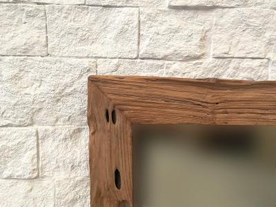 TEAK WOOD WALL MIRROR