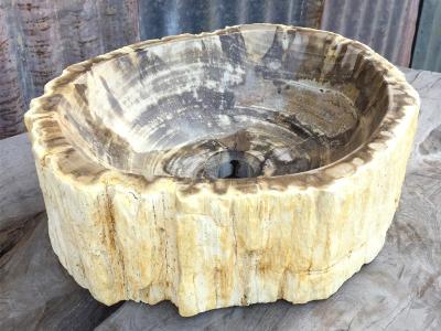 BUY EXCLUSIVE SINK IN PETRIFIED WOOD LOMBOK