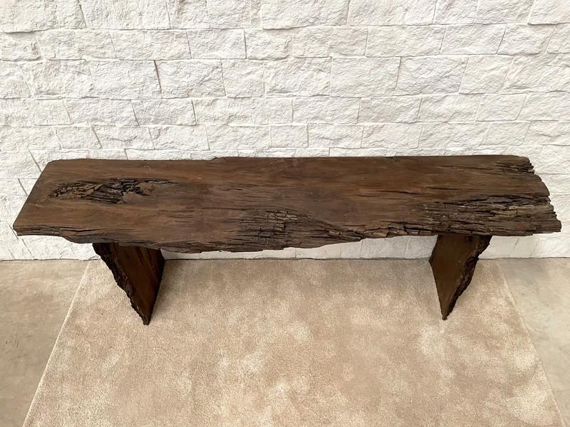 CONSOLA DE MADERA RECICLADA APULIA