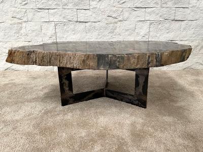 BUY COFFEE TABLE IN PETRIFIED WOOD HELGA