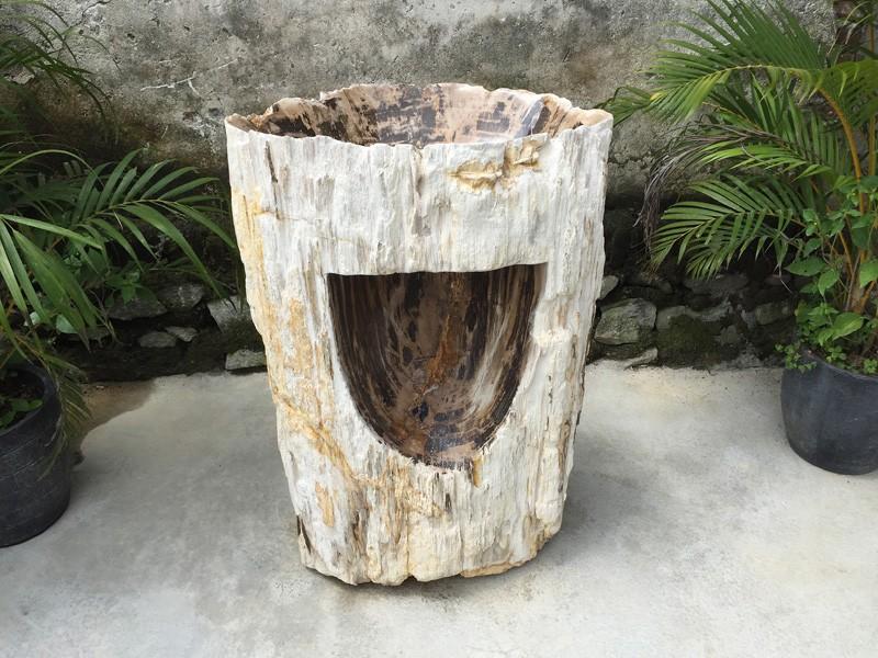 Petrified Wood Pedestal Sink Brazil